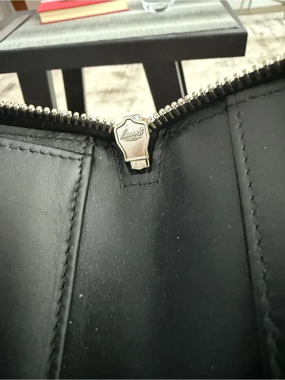 CHANEL Caviar Quilted Large Zip Around Organizer Wallet, Black w/ Silver CC Logo
